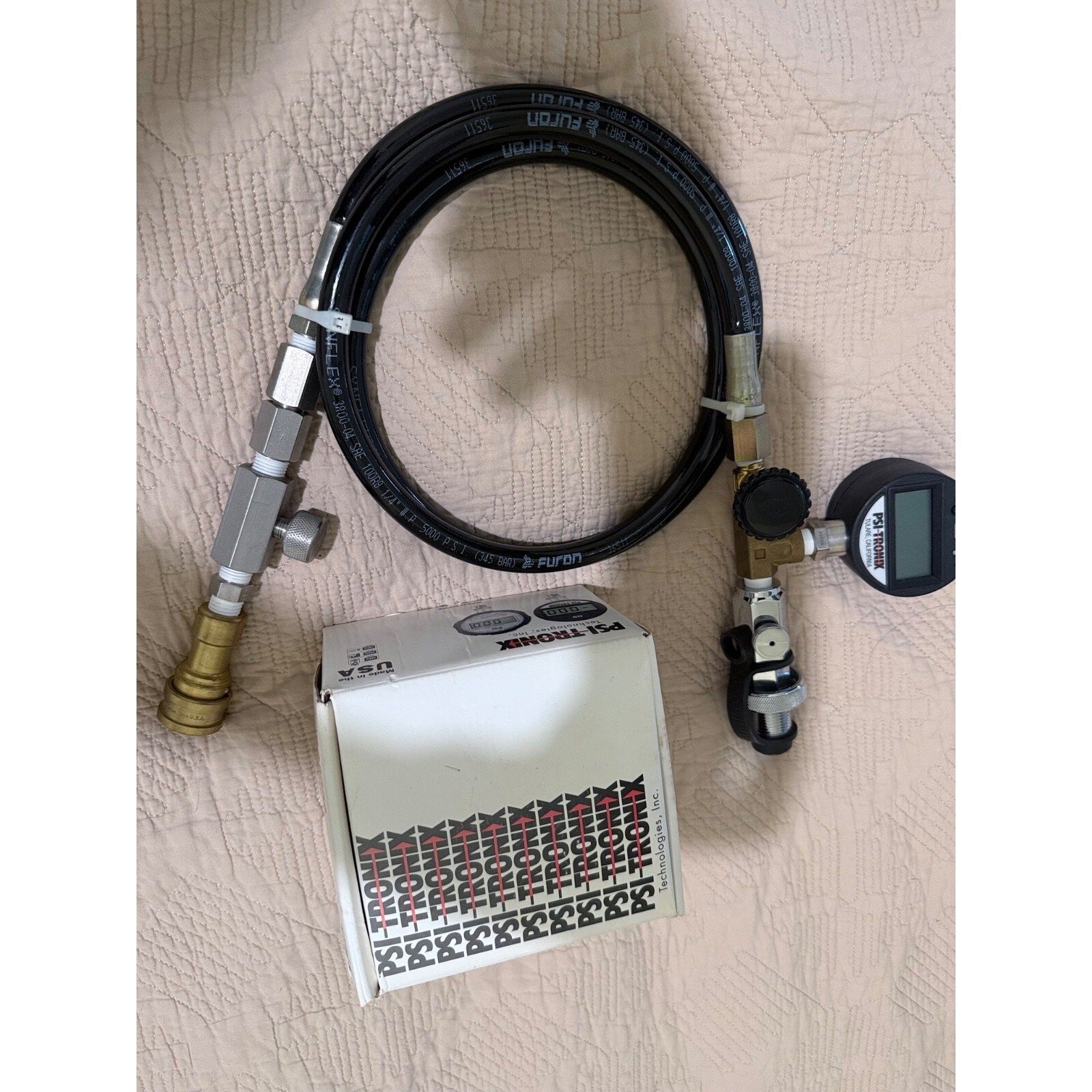 HE / O2 partial blending travel Transfiller with quick disconnects for HE/O2