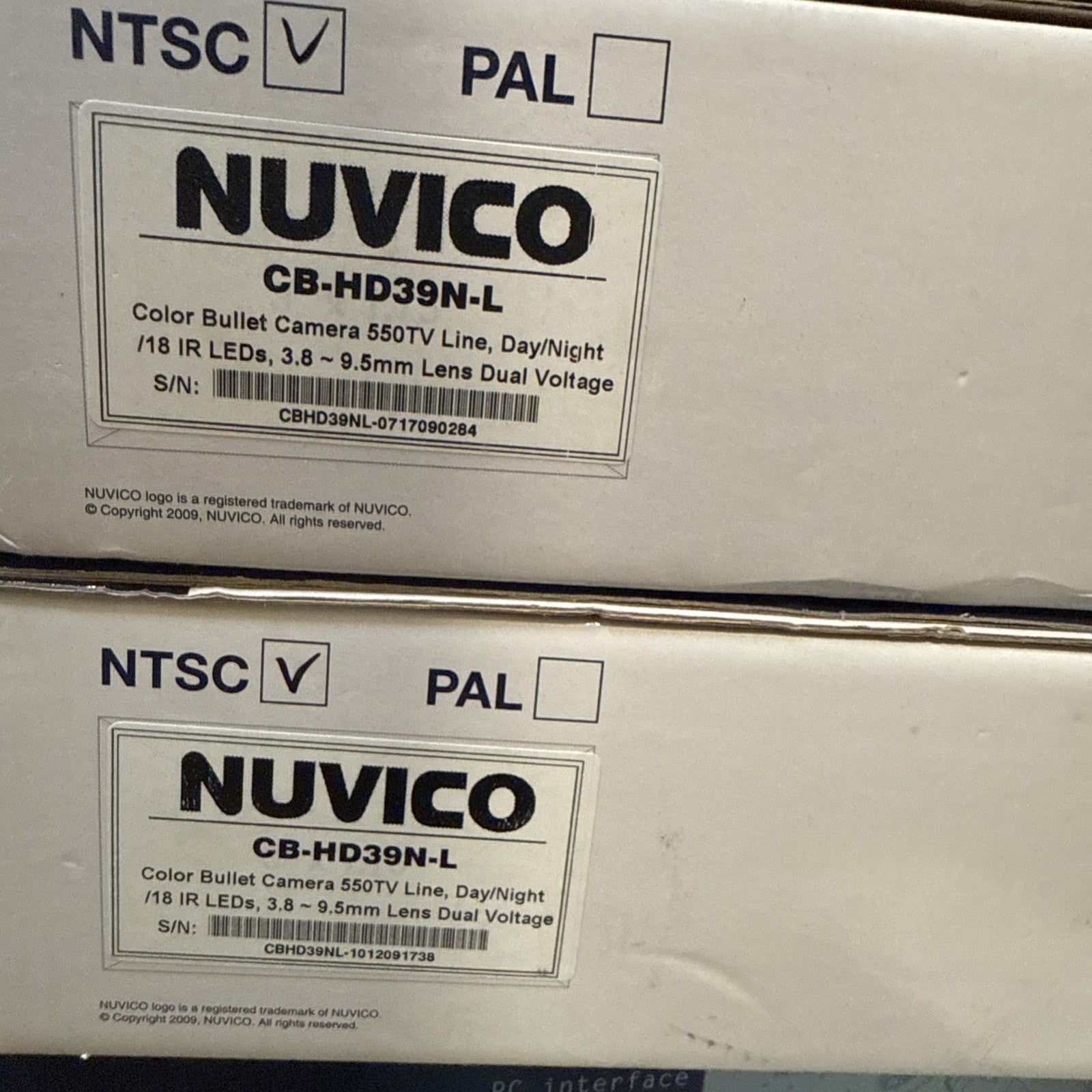 NUVICO Color Bullet Camera CB-HD39N-L NEW