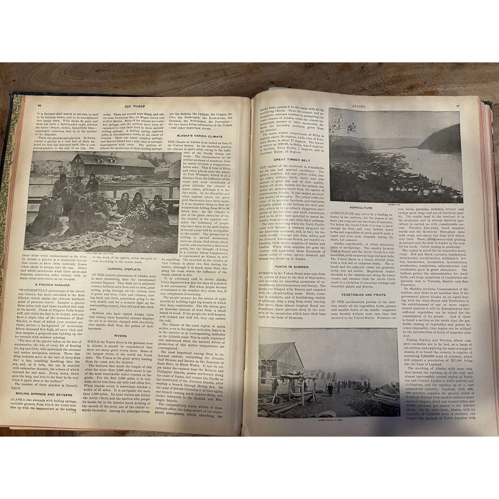 MONARCH STANDARD ATLAS of the Commercial, Geographical & Historical World 1906