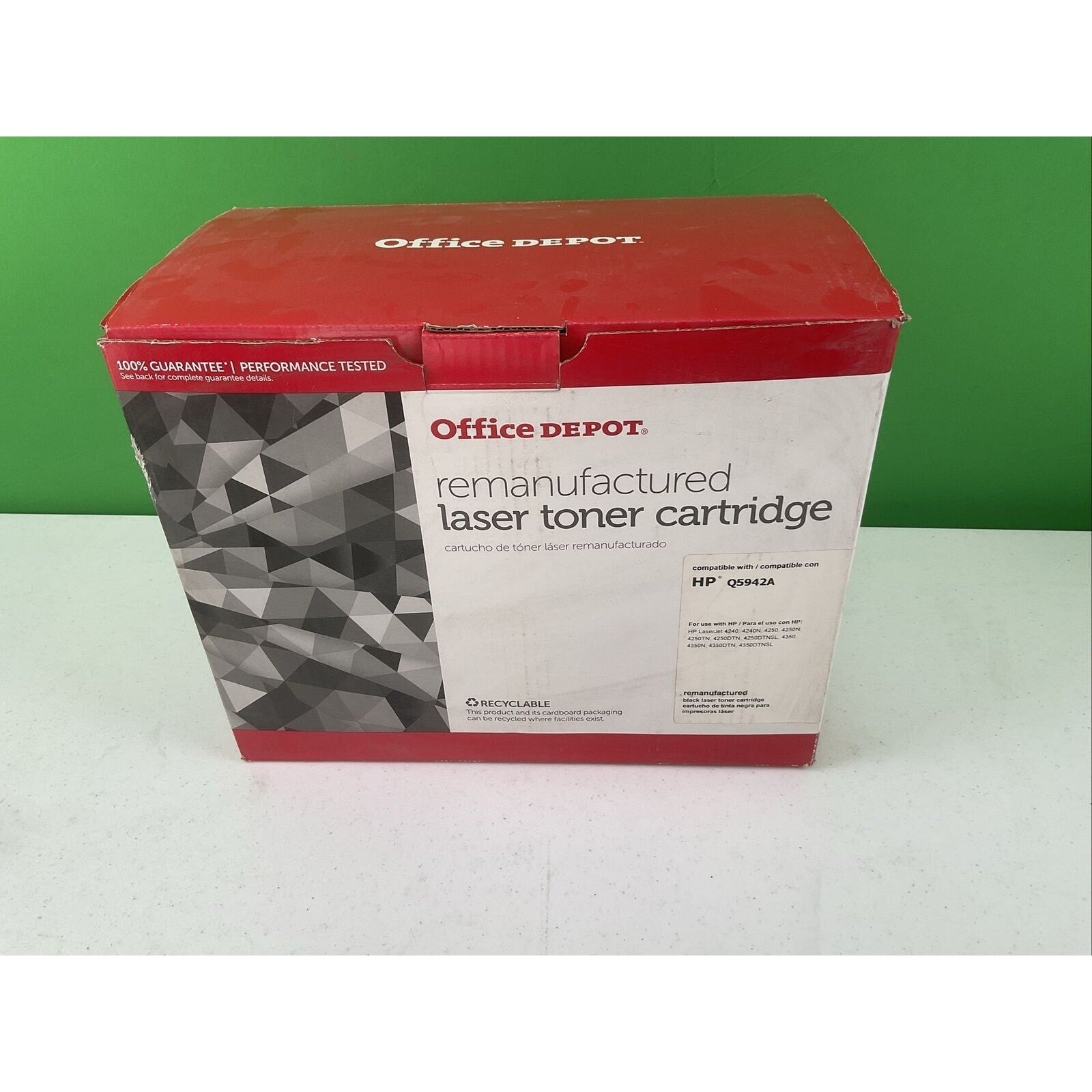 Office Depot Brand Q5942A Black Toner Cartridge NEW, 1039