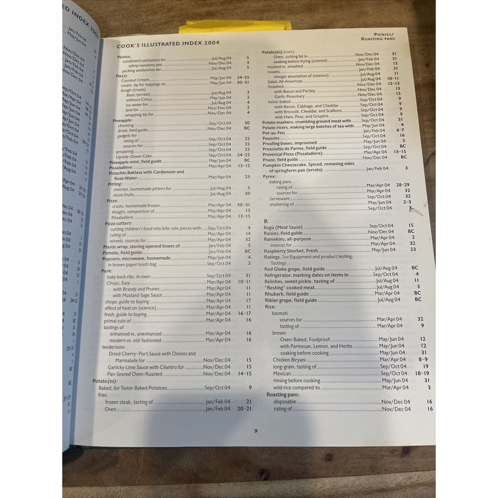 Cook's Annual 2004 by Cook's Illustrated Magazine Editors (Hardcover, Annual)