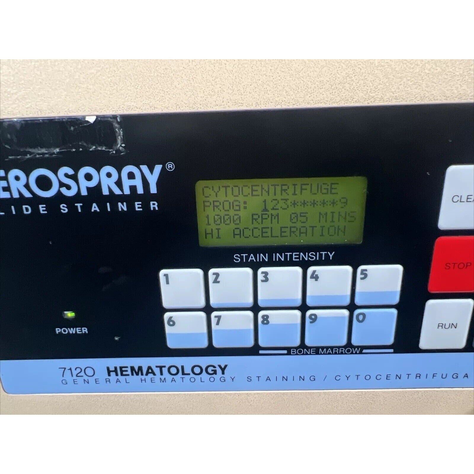WESCOR Aerospray 7120 General Hematology Slide Stainer Cytocentrifugation