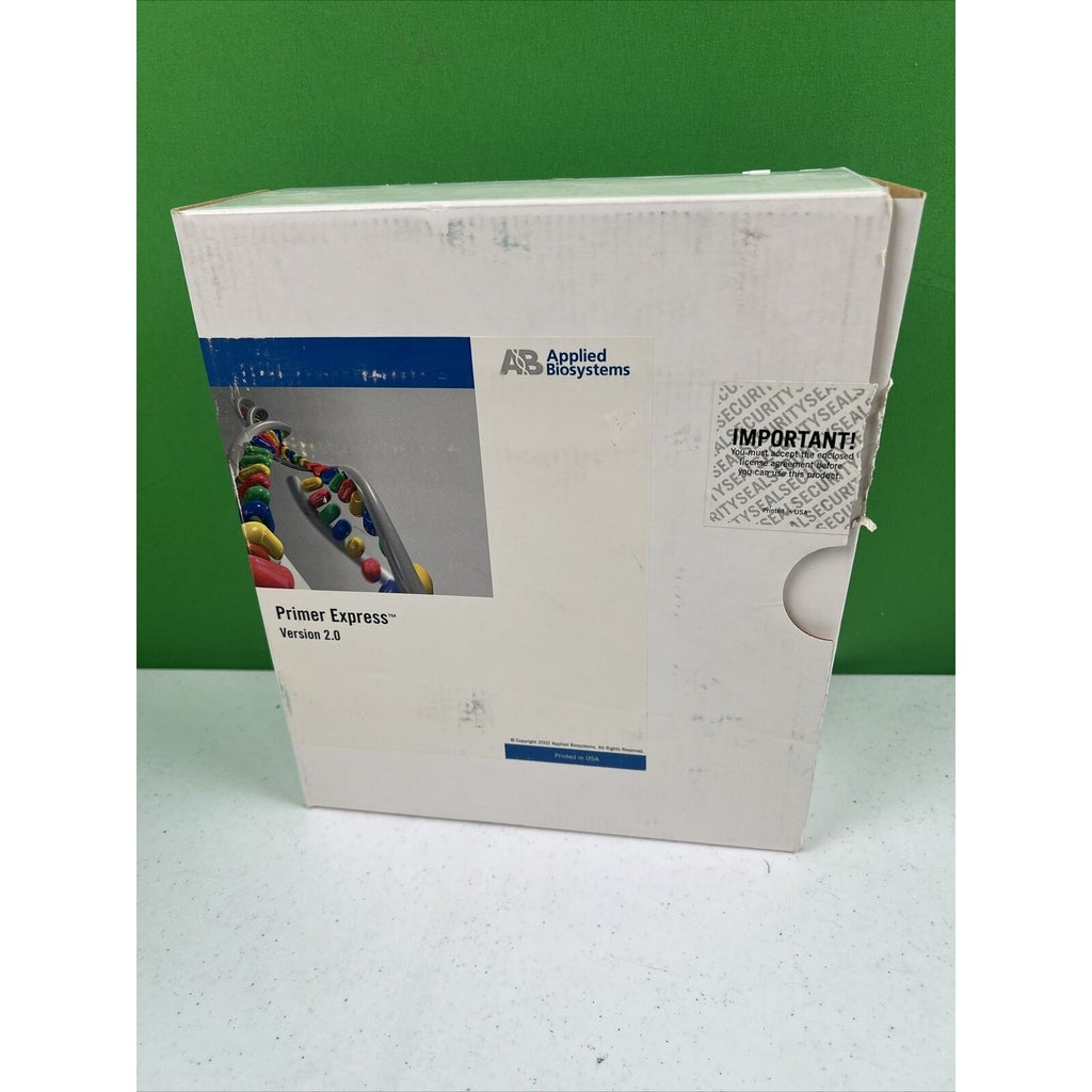 AB Applied Biosystems Primer Express V2.0 Software. NEW