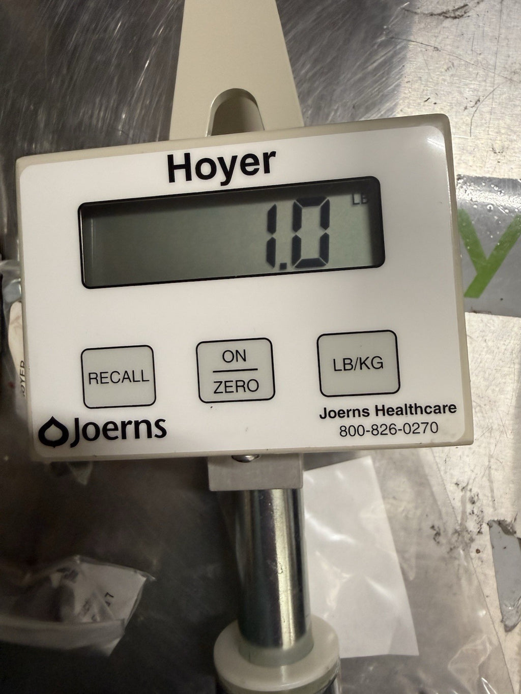 Hoyer Joerns Healthcare 59011A Digital Scale 600 lb capacity Patient Lift.