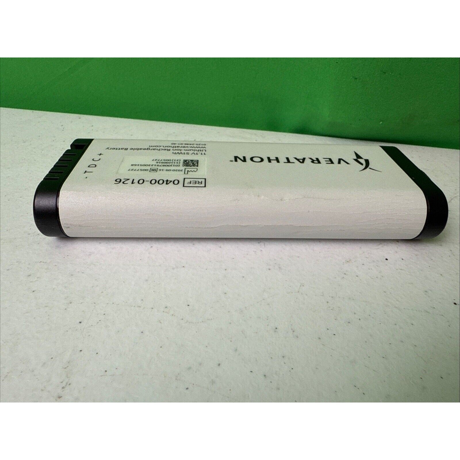 Verathon REF 0400-0126, 11.1V 51Wh Lithium-lon Rechargeable Battery