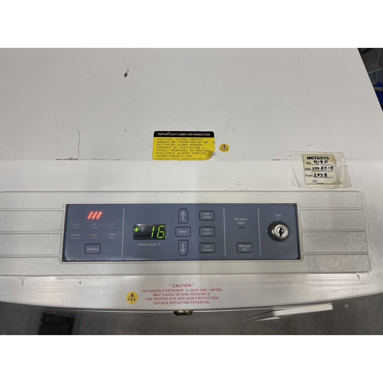 T186098 Thermo Electron CryoPlus 1 Liquid Nitrogen Storage System Model 7400