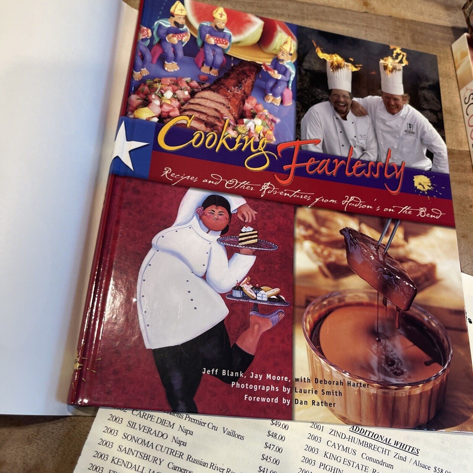 AUTOGRAPH, Cooking Fearlessly : Recipes and Other from Hudson's on the Bend