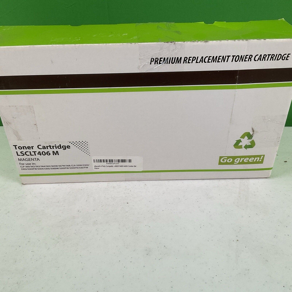 Hi Yields Laser Toner Magenta Cartridge LSCLT406M for Samsung CLX3300/3302 #1120
