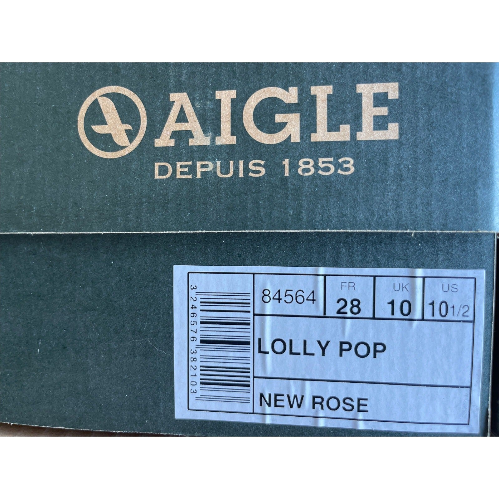 Aigle Lilly Pop New Rose Kids Size 10.5