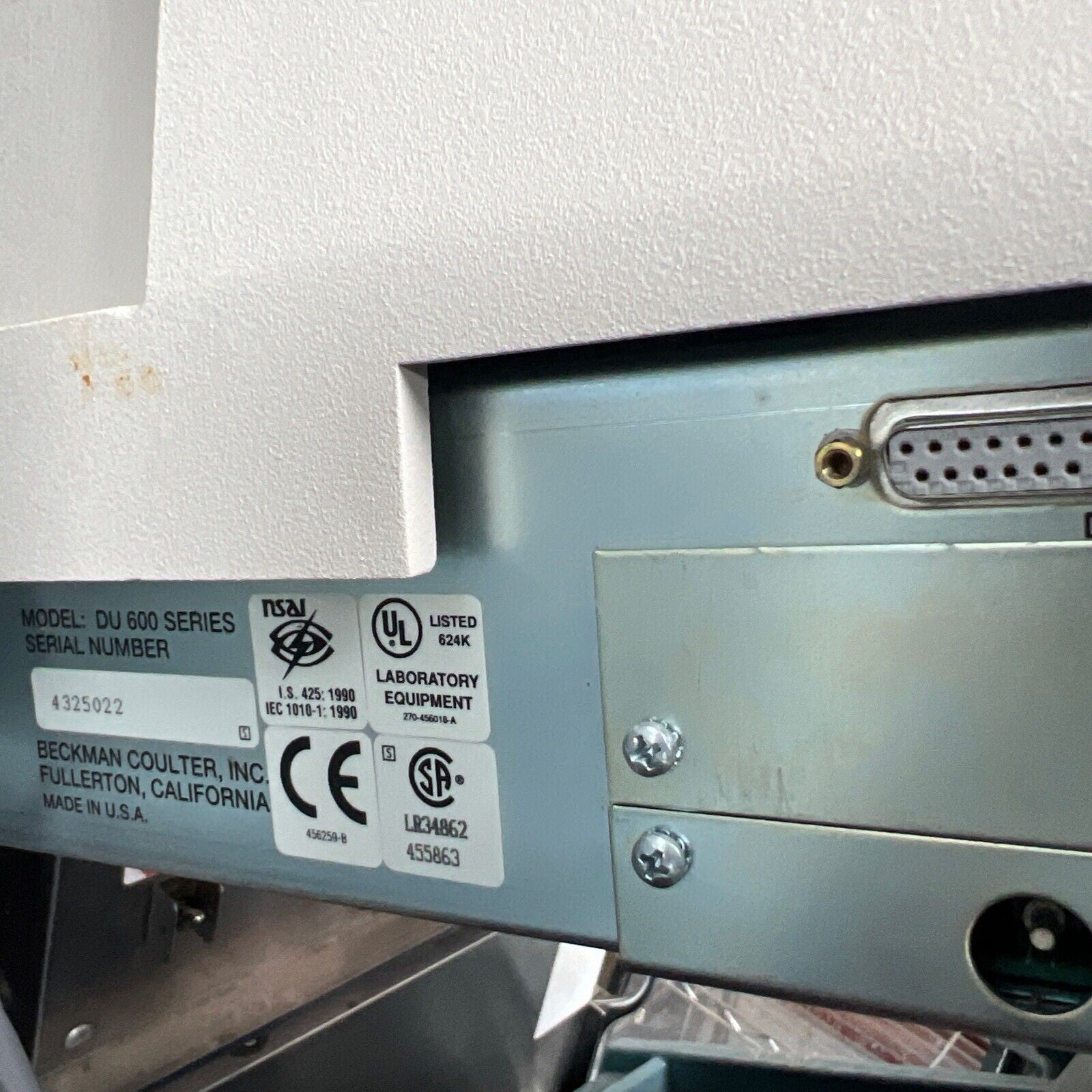 Beckman Coulter DU 640 Spectrophotometer