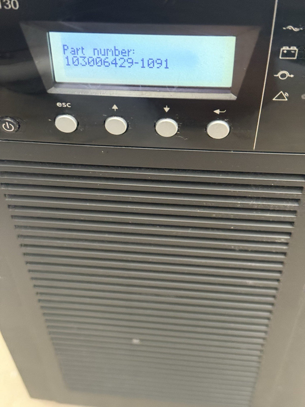 Eaton OCD9130L2000T-XL Powerware 9130 Tower UPS 1500VA 6 Outlet w Battery TESTED
