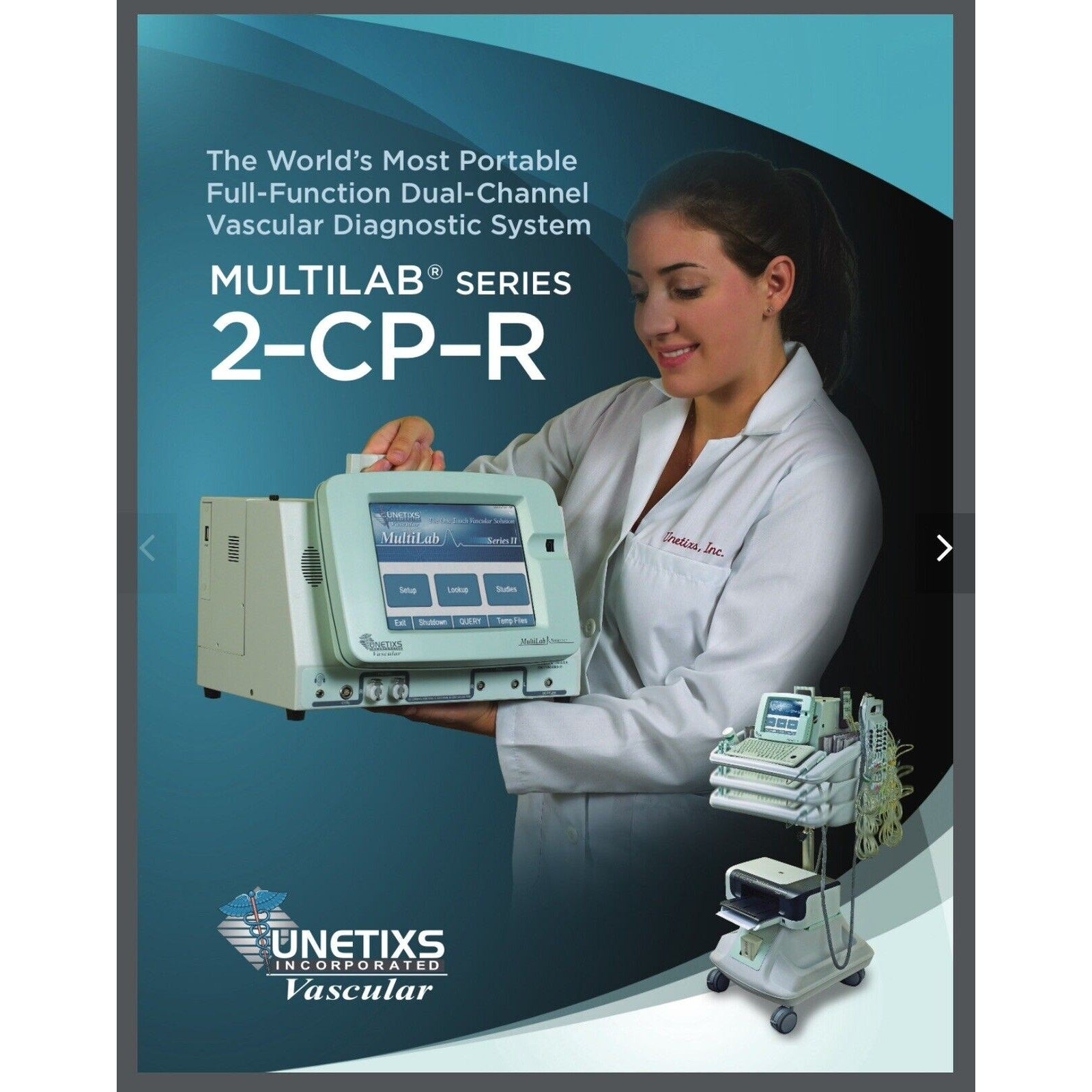 Unetixs Vascular MultiLab Vascular Diagnostic Controler 11972-0000-01