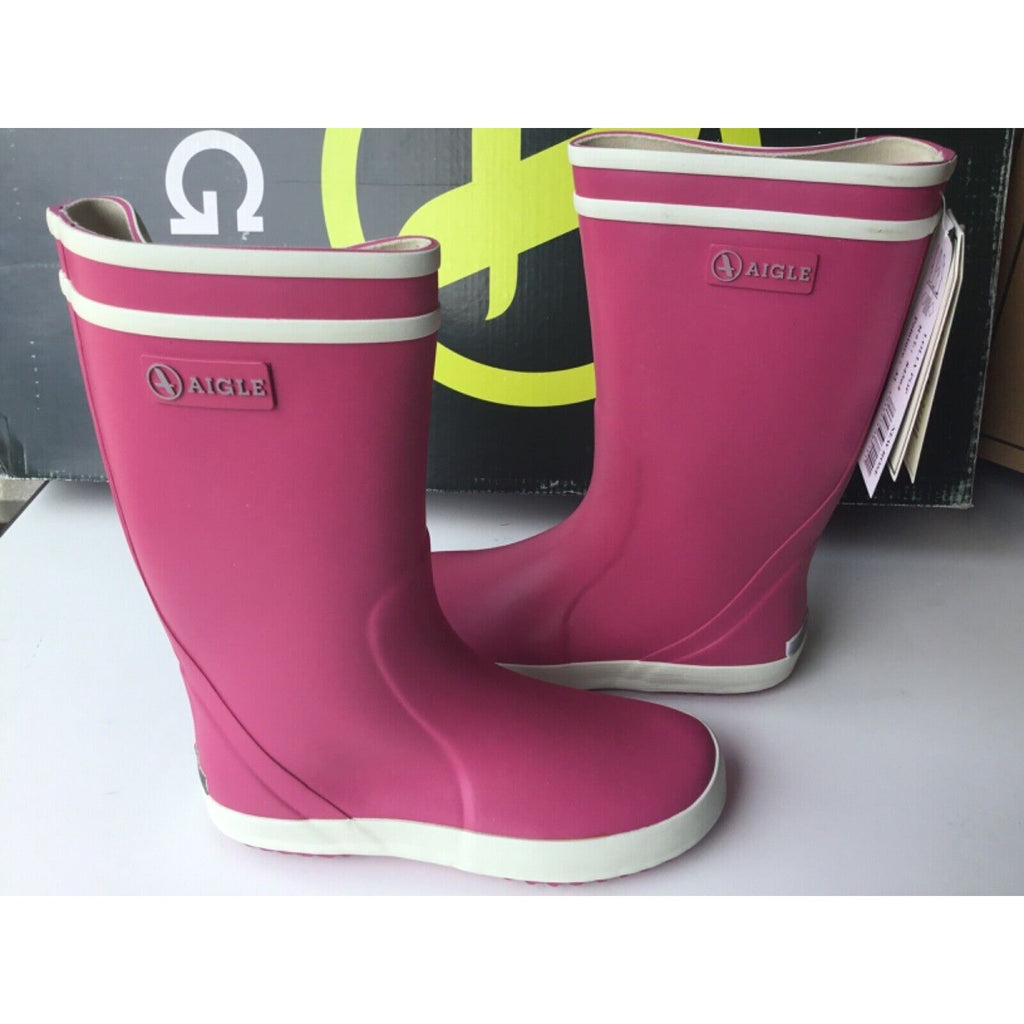 Aigle Lolly Pop, New Rose, Rubber Boot, Multiple Sizes