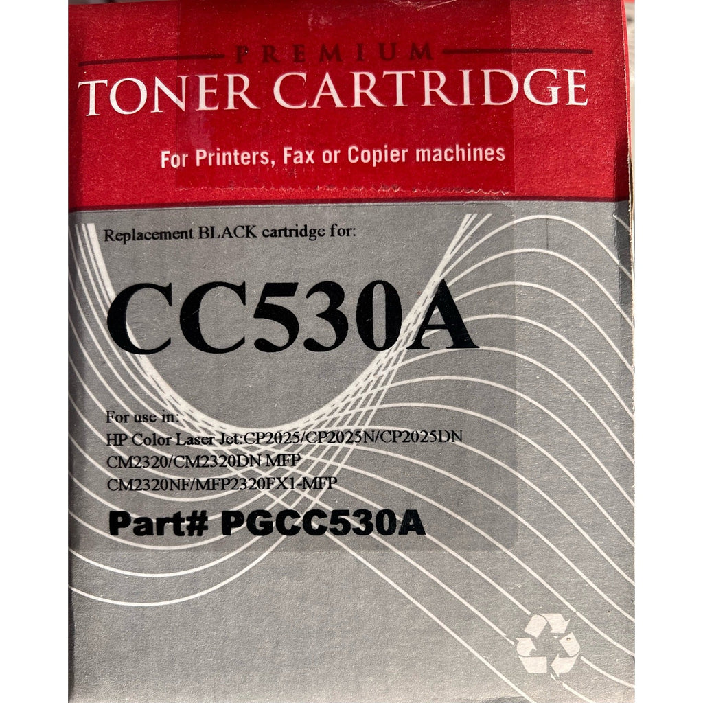 PREMIUM TONER CARTRIDGE CC530A BLACK Jet:CP2025/CP2025N/CP2025DN CM2320/CM2320DN