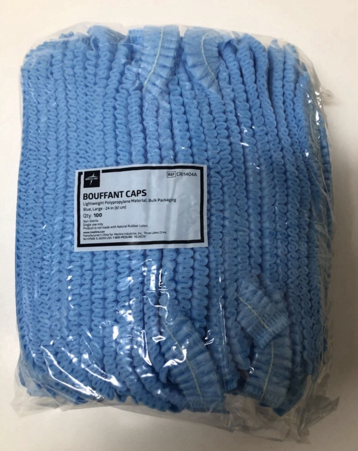 100 Disposable Medical Hair Covers Bouffant Cap Hair Net Non-Woven FREE SHIPPING