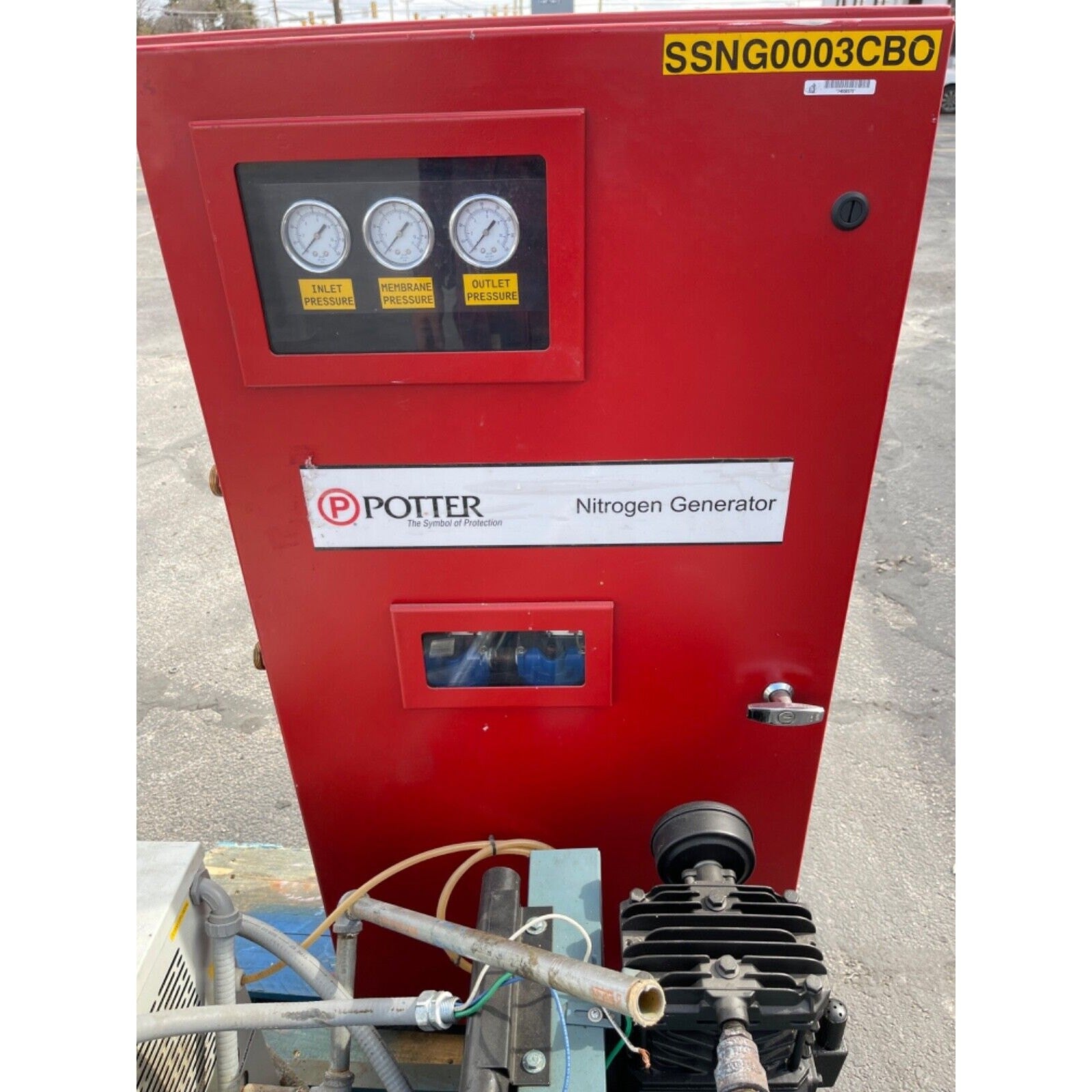 Potter NITROGEN GENERATOR MODEL NGP1150-4B w/ dryer & compressor
