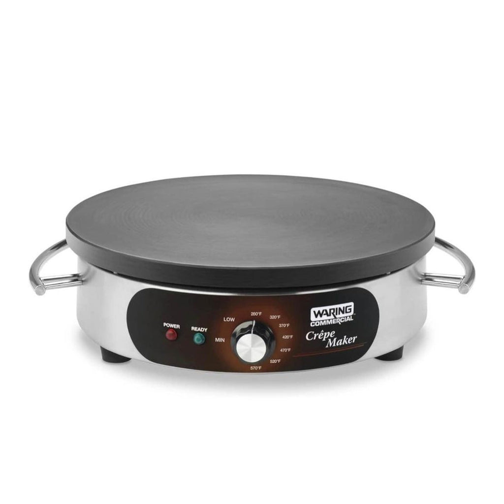 Waring Commercial WSC160X 16" Electric Crepe Maker, Cast Iron Cooking Surface