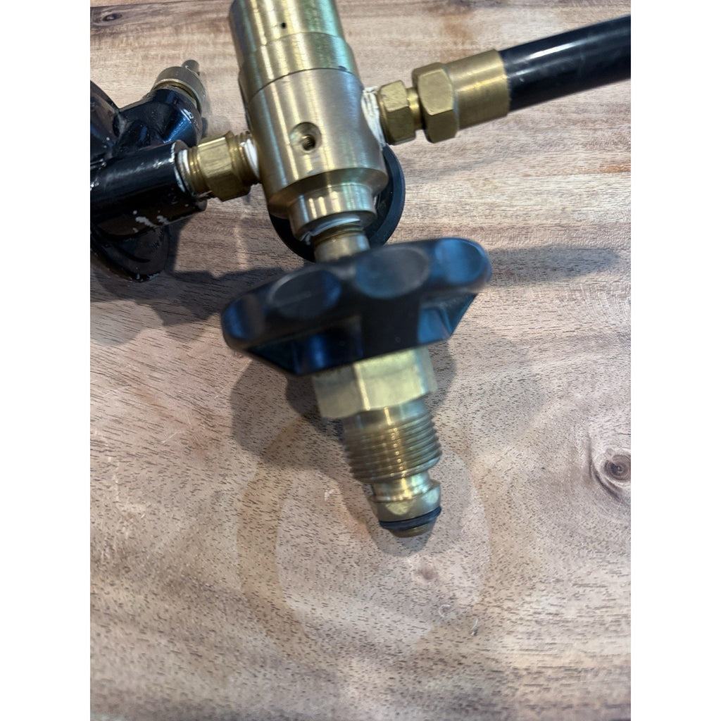 TRIPLE Mylar and Helium Latex Balloon Filler Valve Air Flow Inflator