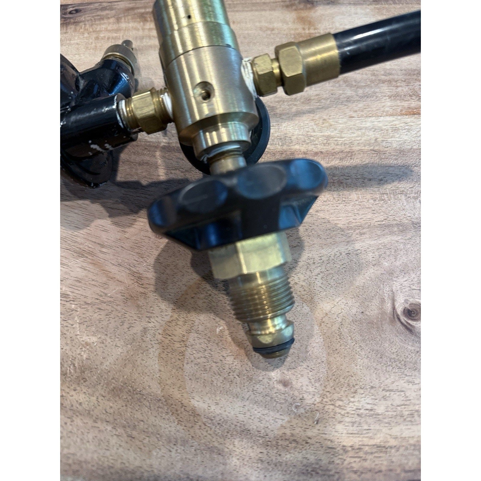 TRIPLE Mylar and Helium Latex Balloon Filler Valve Air Flow Inflator