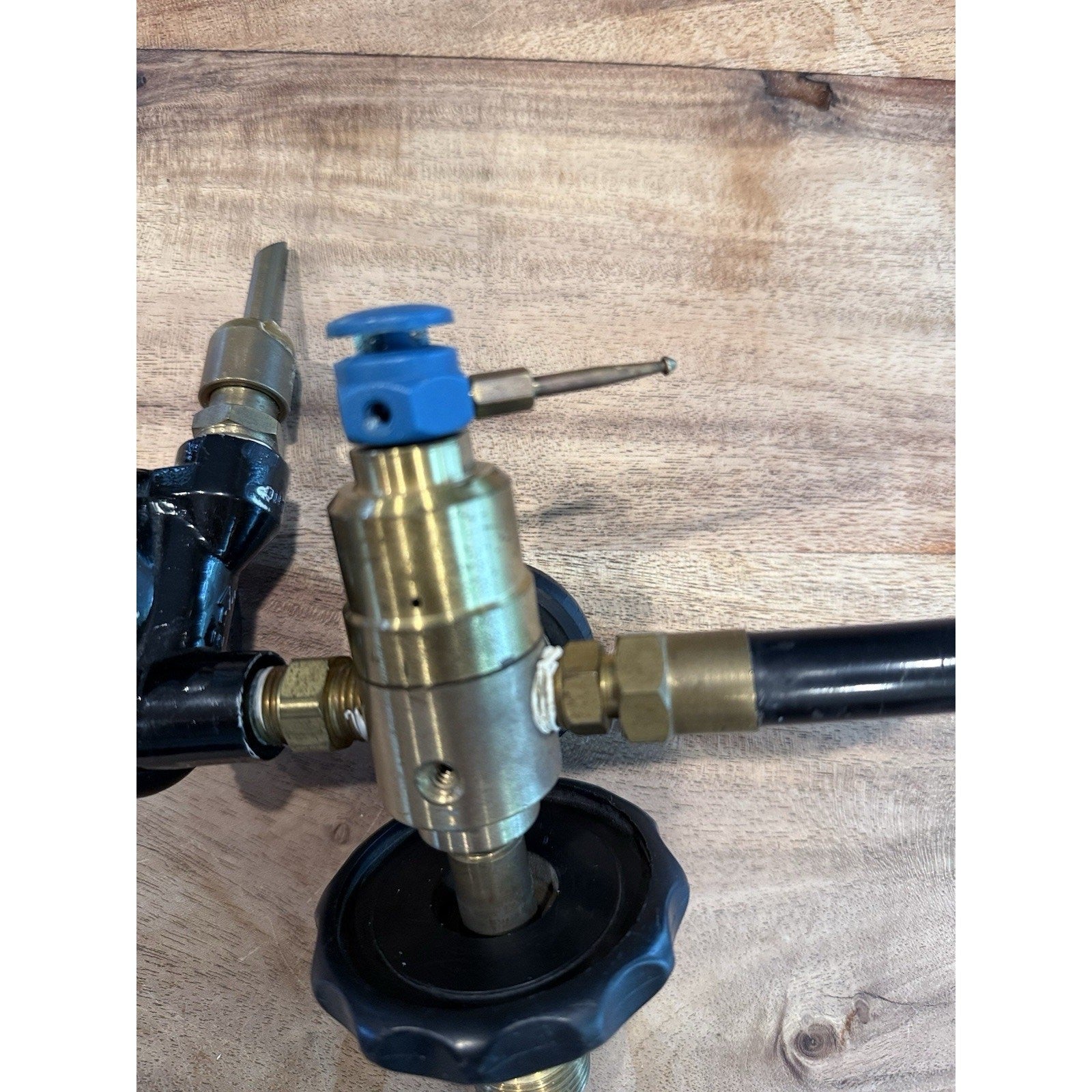 TRIPLE Mylar and Helium Latex Balloon Filler Valve Air Flow Inflator