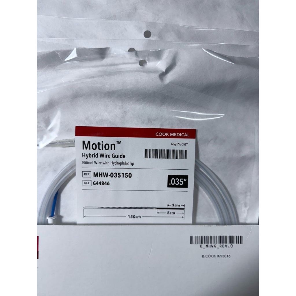 Manta Hybrid Wire GuideNitinol Wire with Hydrophilic Tip, MHW-035150 G44846