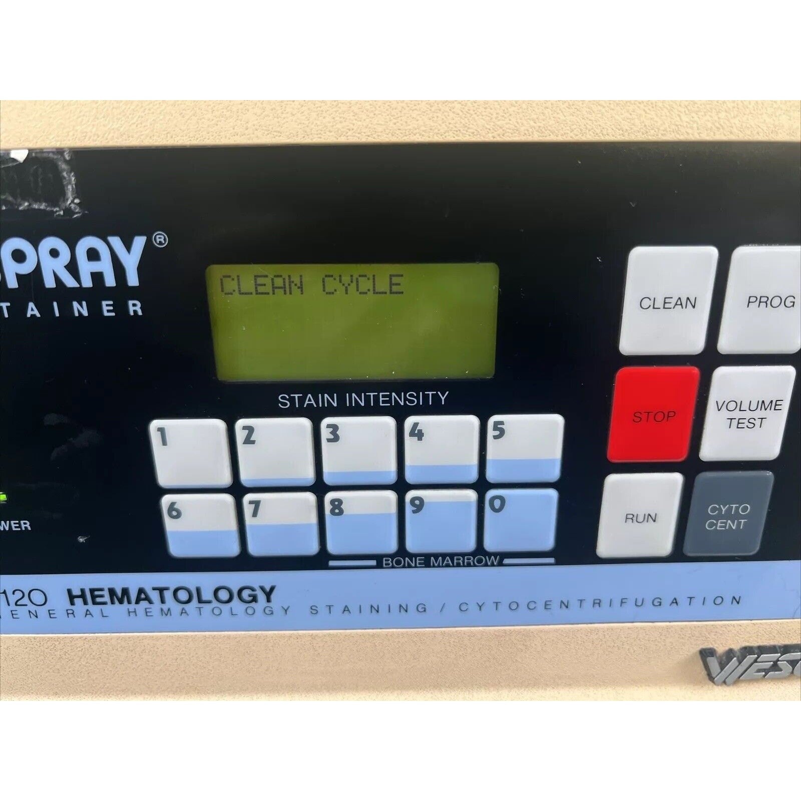 WESCOR Aerospray 7120 General Hematology Slide Stainer Cytocentrifugation