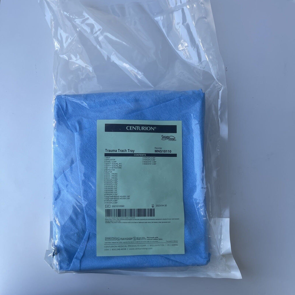 Centurion Trauma Trach Tray Kit Surgery MNS10110