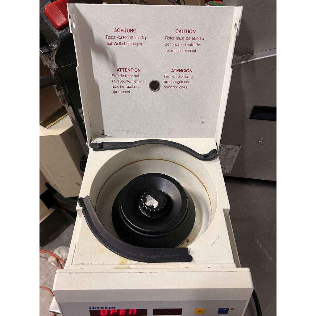 Baxter Heraeus Biofuge 13 Model 3637 W/ Heraeus Cat-No. 3743 - TESTED