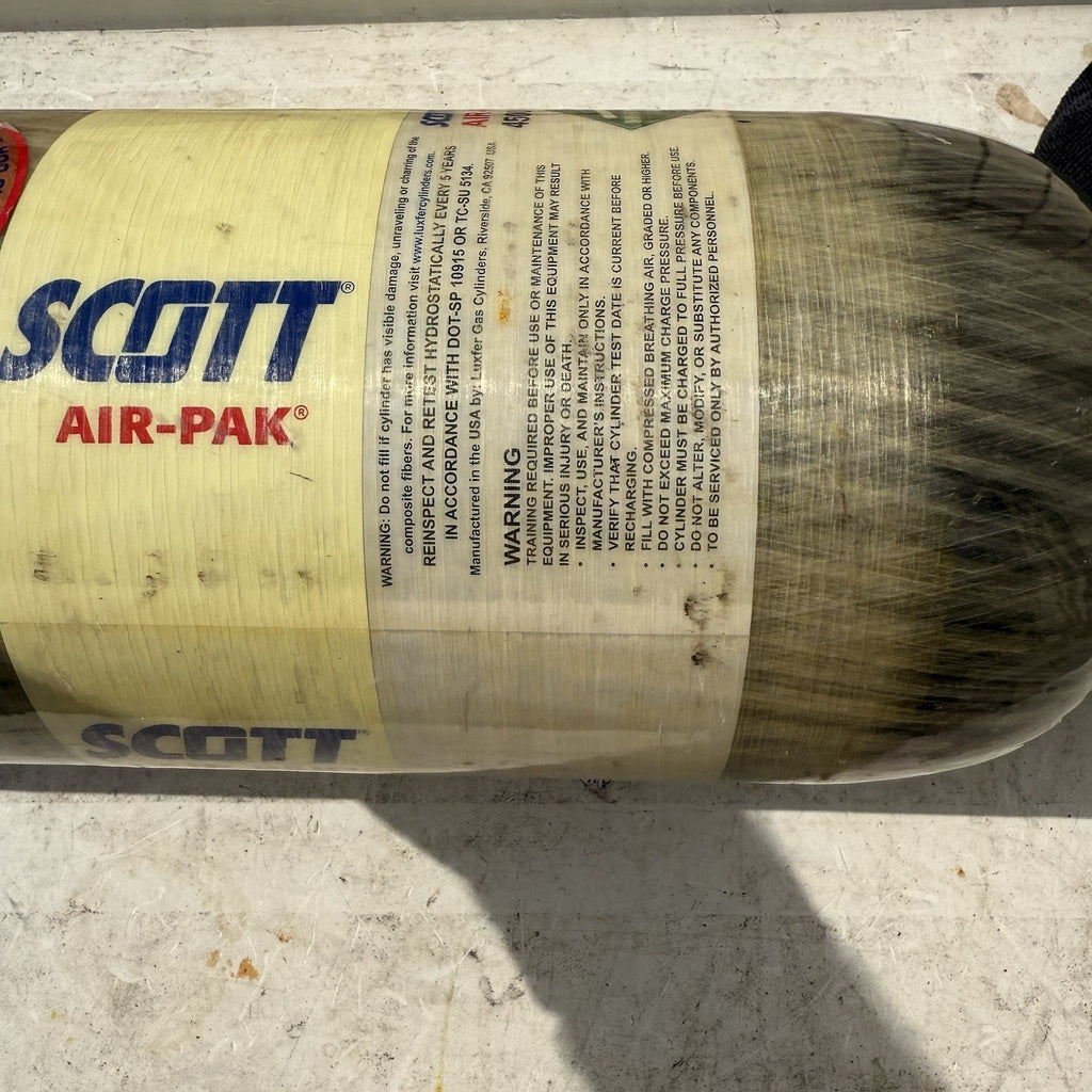 4 Tanks Scott/ MSA 4500psi TC-SU 5134-310 Ultra Elite, H-45 Low Profile Luxfer