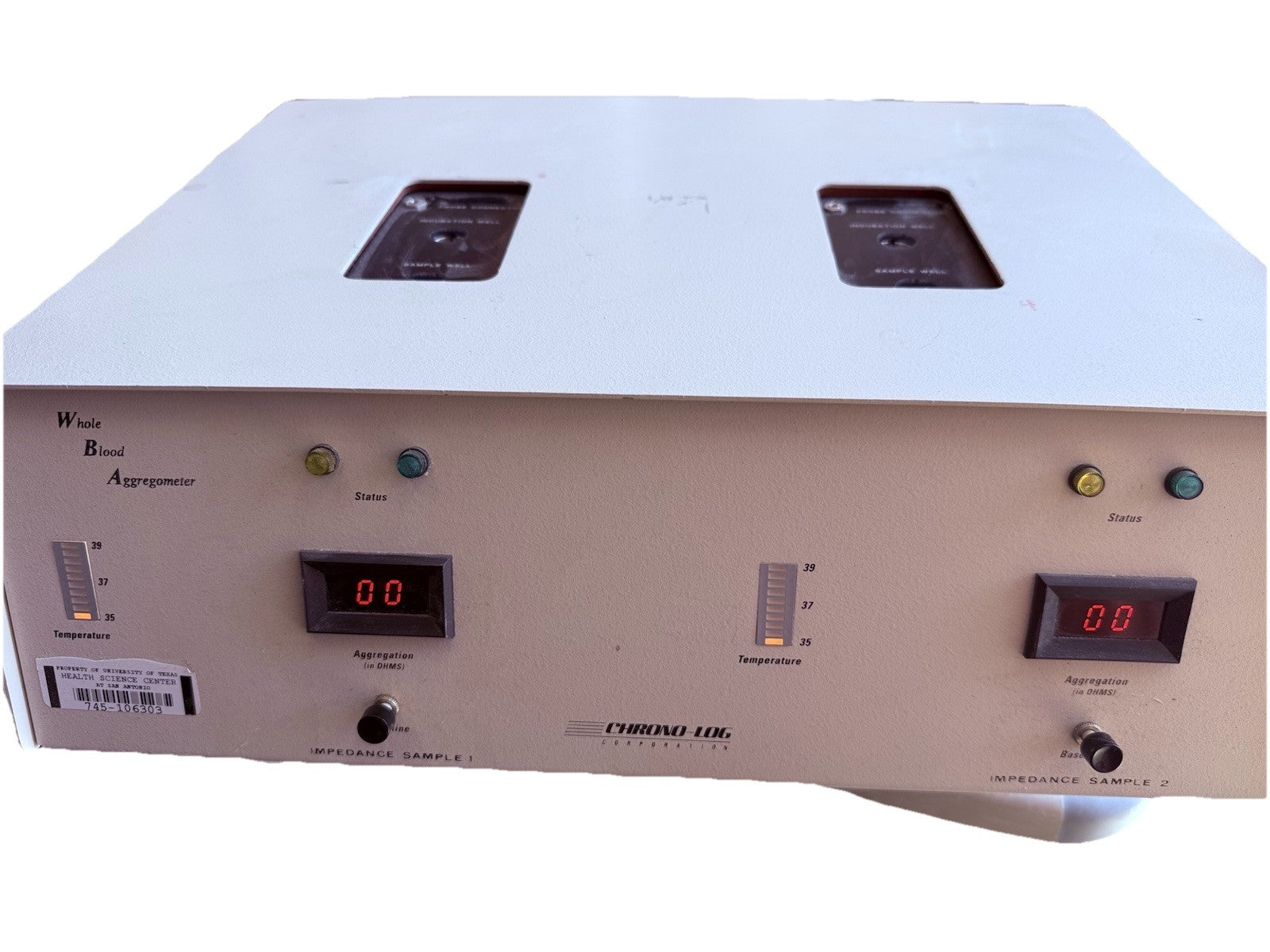 Chrono-Log Whole Blood Aggregometer Model 592