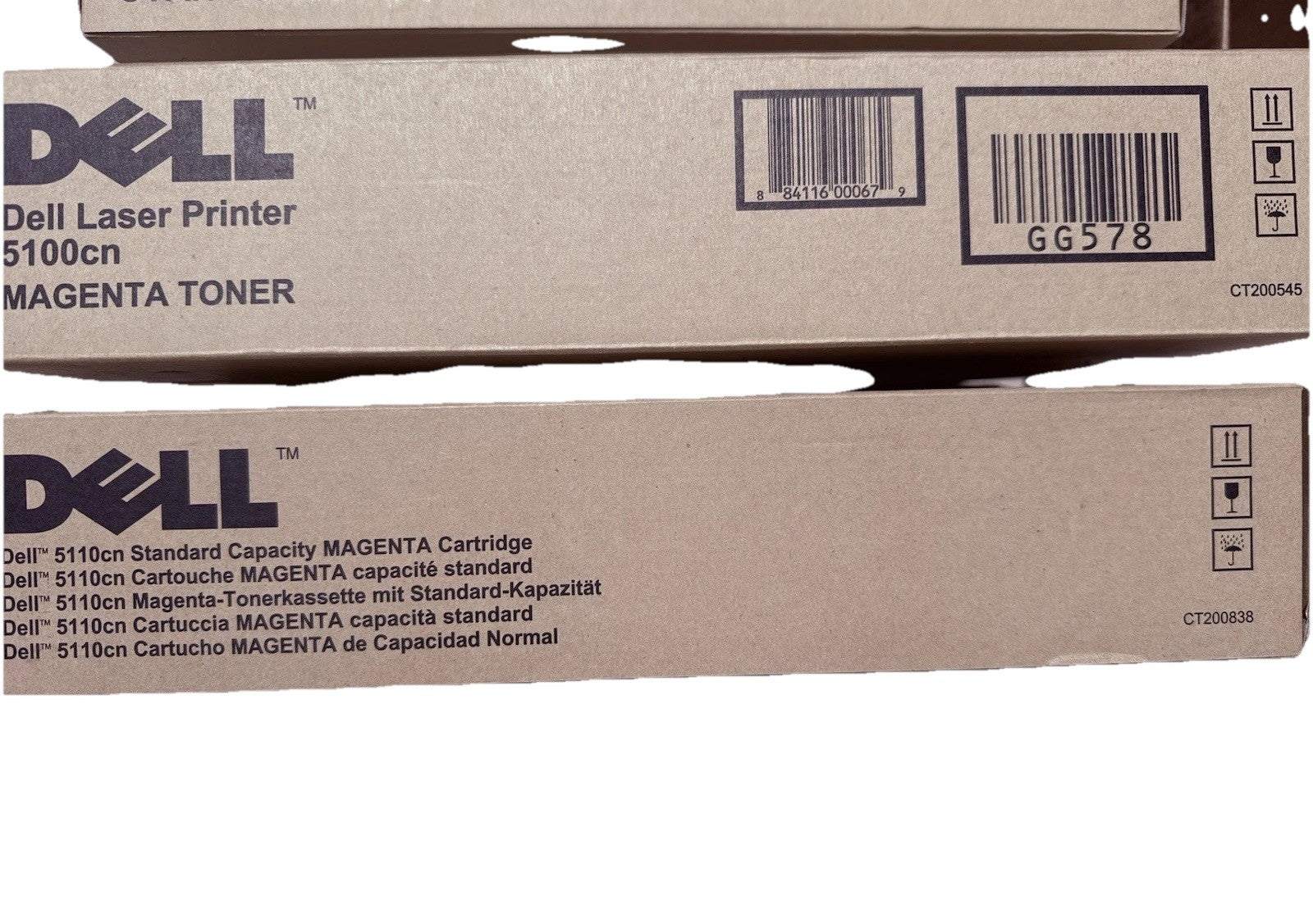 Dell Laser Printer 5100cn Magenta Toner CT200545  GG578