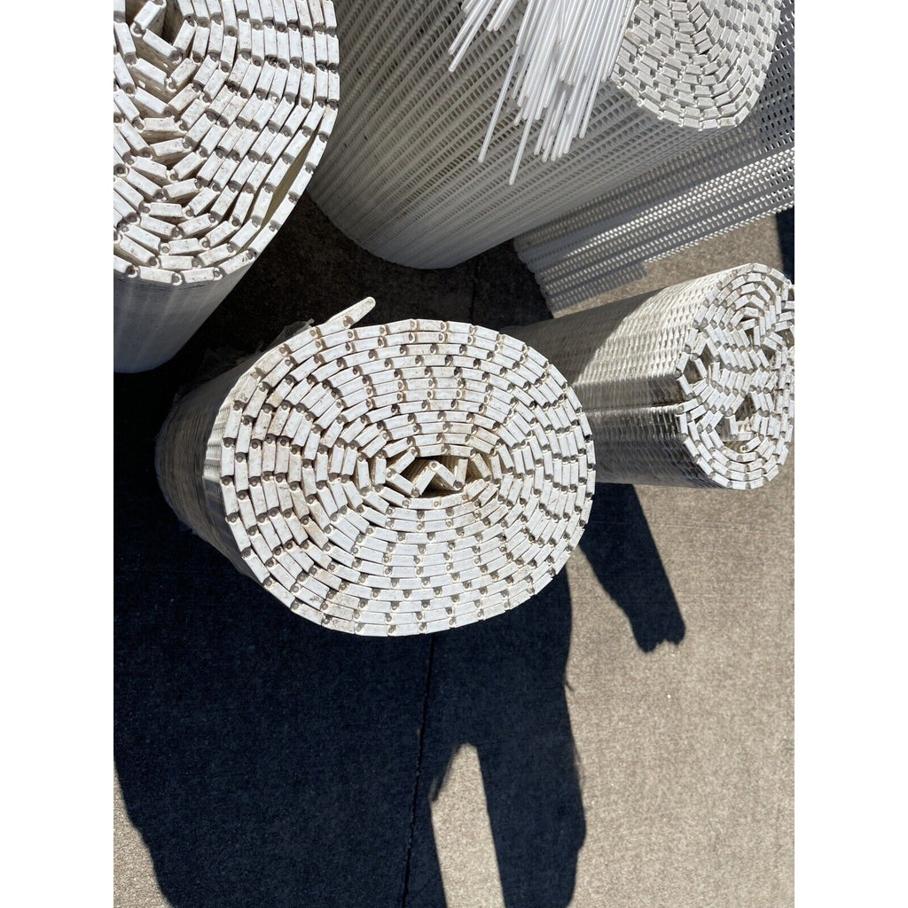 Multiple Conveyor Belts, x 24 in, Incline, Herringbone Pattern. With Pins