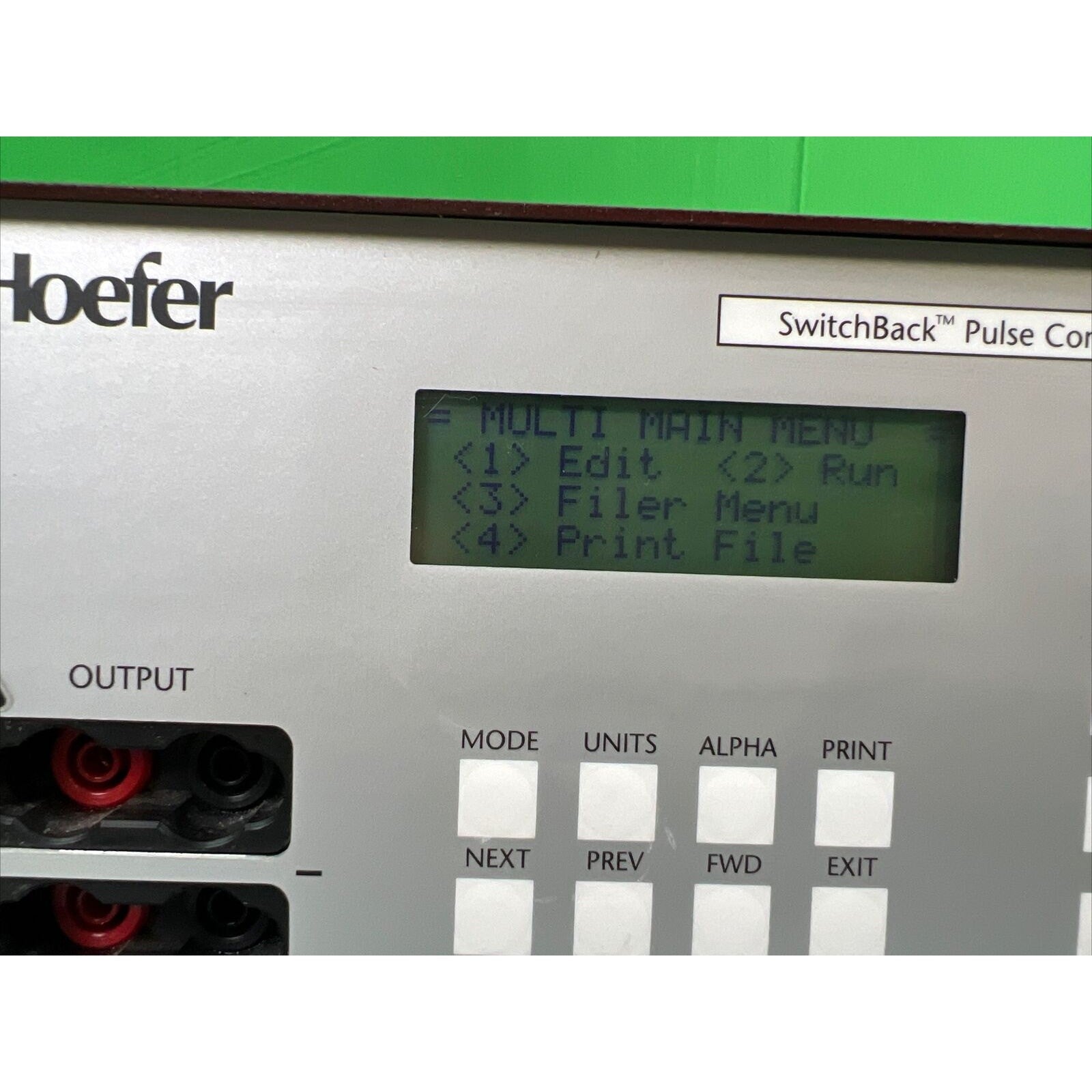 Hoefer PC500 Switchback Pulse Controller Lab