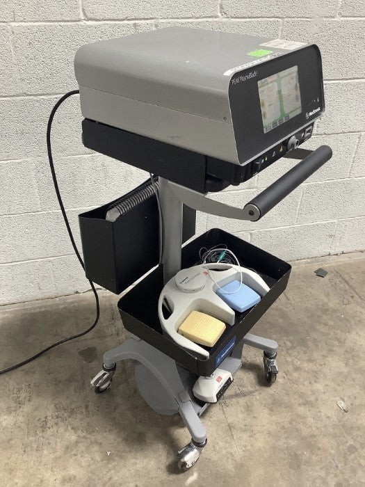 Medtronic PS100-102 PEAK Surgical Generator w/ Stand, Wireless Footswitch, Instr