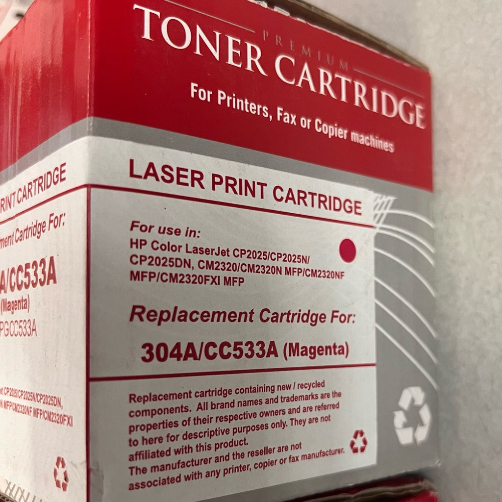 REMIUM TONER LASER CARTRIDGE 304A/CC533A (Magenta) CP2025/CP2025N/CP2025DN