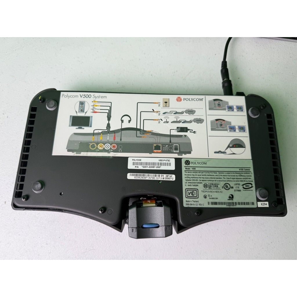 Polycom V500 NTSC Camera Video Conferencing System
