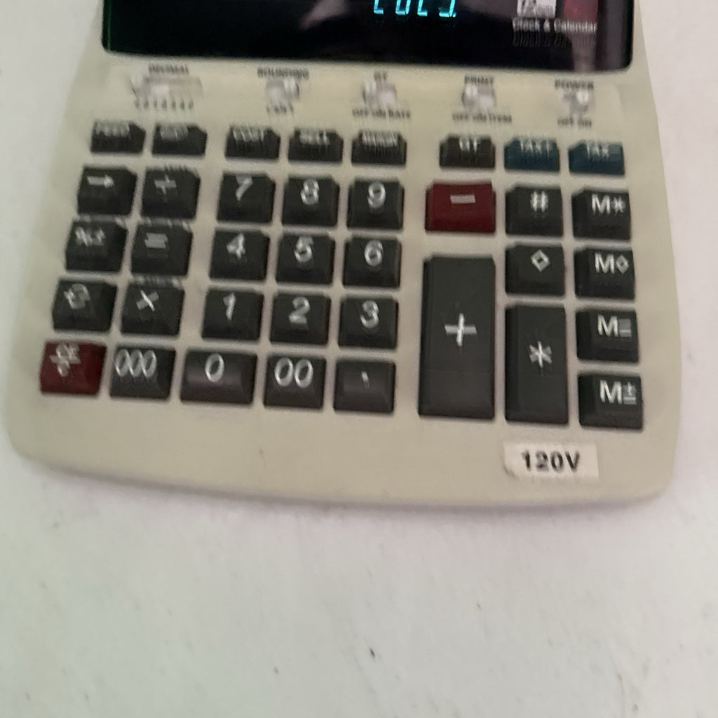 Canon P170-DH 10 Key Adding Business Machine Clock Calendar Calculator -J