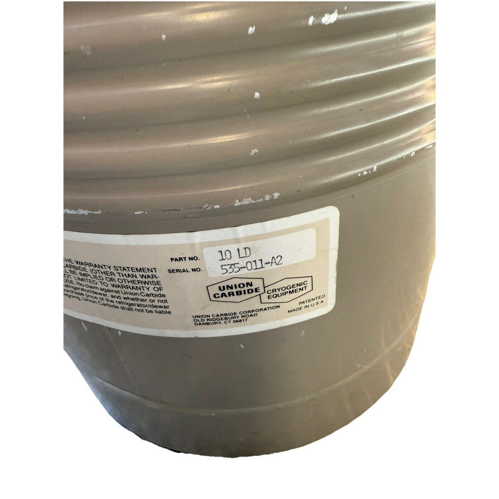 Linde 10 LD Liters Union Carbide CRYOGENIC EQUIPMENT Container