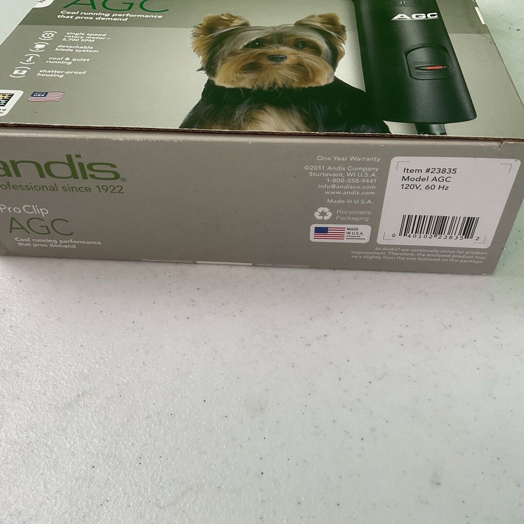 Andis ProClip AGC Clipper 23835. With attachments and bag . BRAND NEW