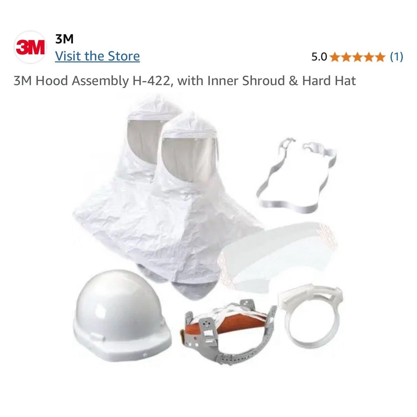 3M HOOD ASSEMBLY INNER SHROUD CAP SUSP H-421, NSN 4240-01-479-0680