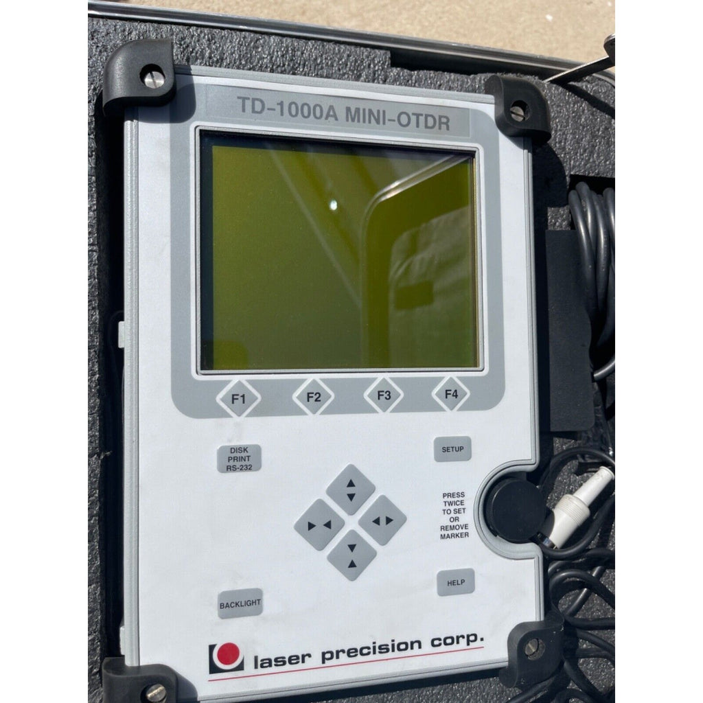 Laser Precision TD-1000D MINI-OTDR FiberWizard. With metal case