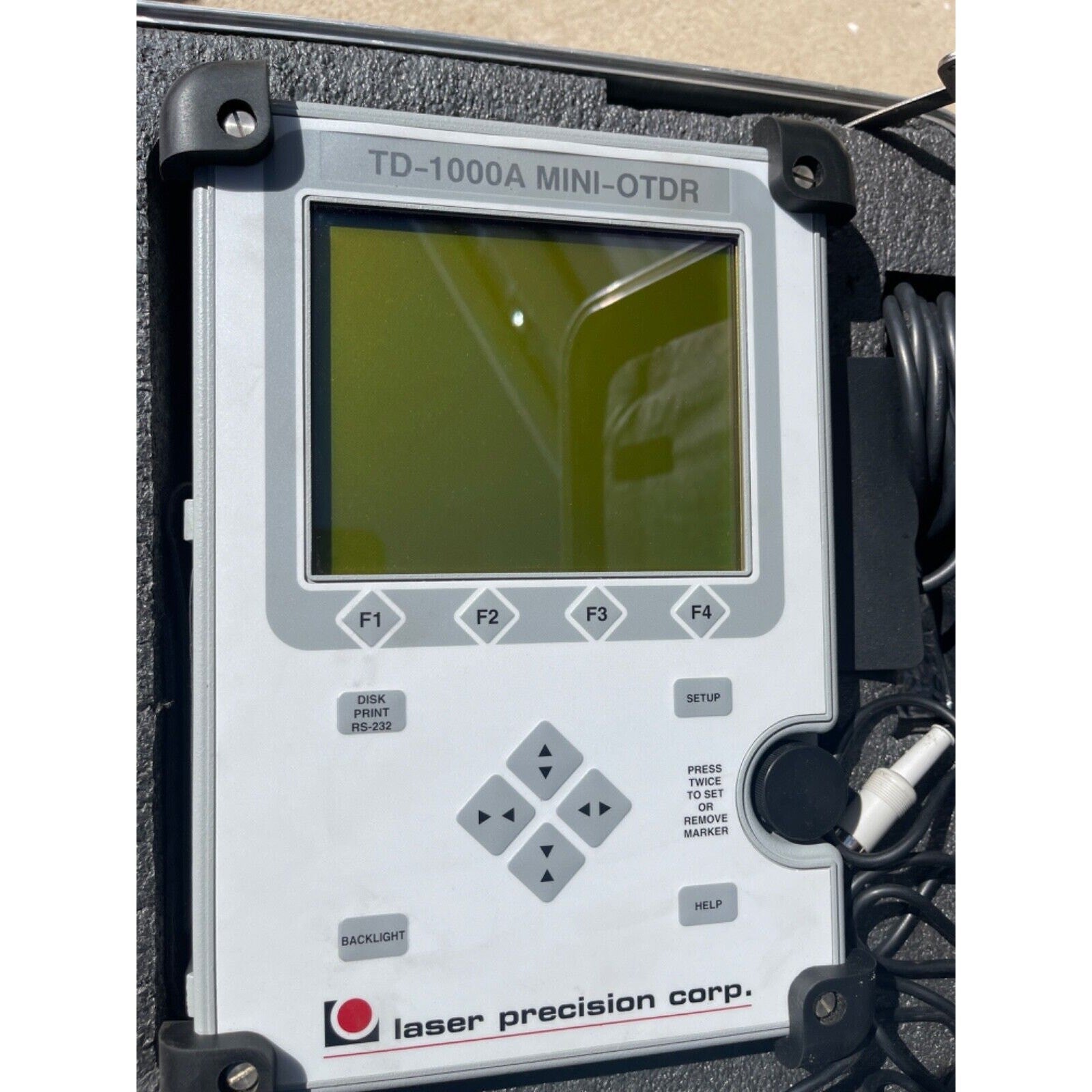 Laser Precision TD-1000D MINI-OTDR FiberWizard. With metal case