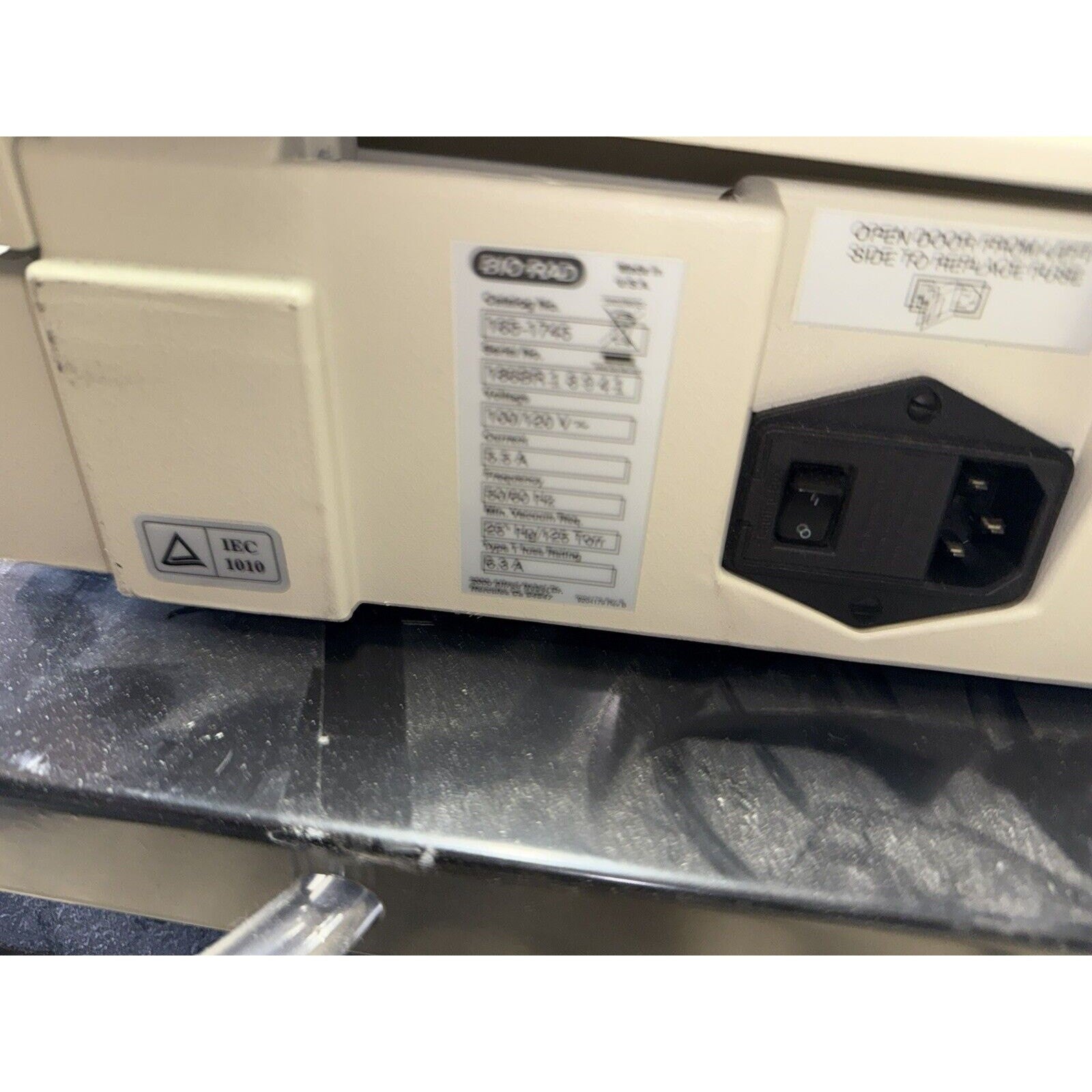 Two BIO-RAD With Sliding stand, Model 583 Gel Dryer 165-1745 / 100/120 V, 5.5 A
