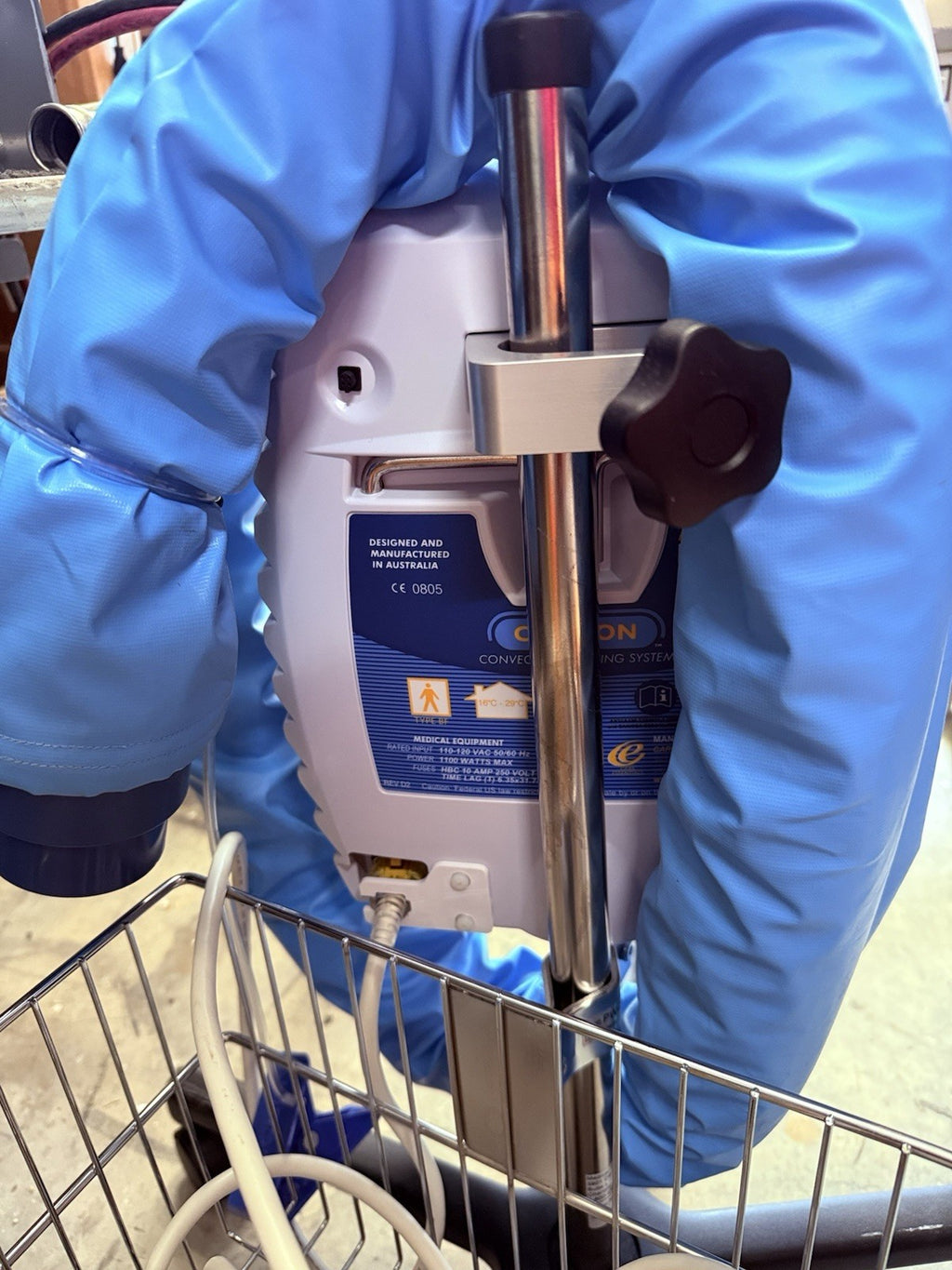 Cocoon CWS 5000 Patient Warming System. With Stand.  Tested.