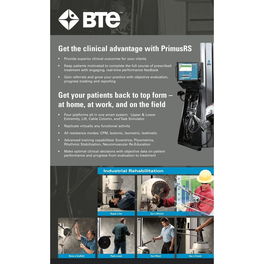 BTE Technologies Primus RS Physical Therapy Trainer, ATTACHMENT 136
