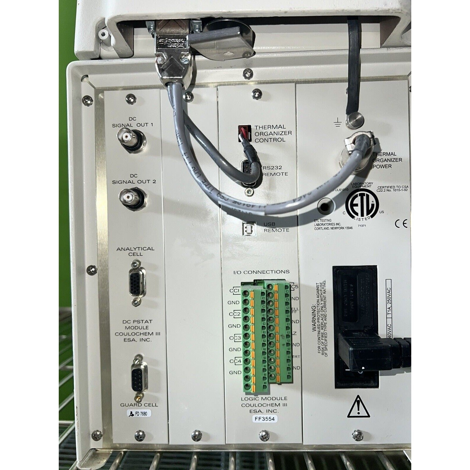 ESA COULOCHEM III ELECTRO CHEMICAL DETECTOR