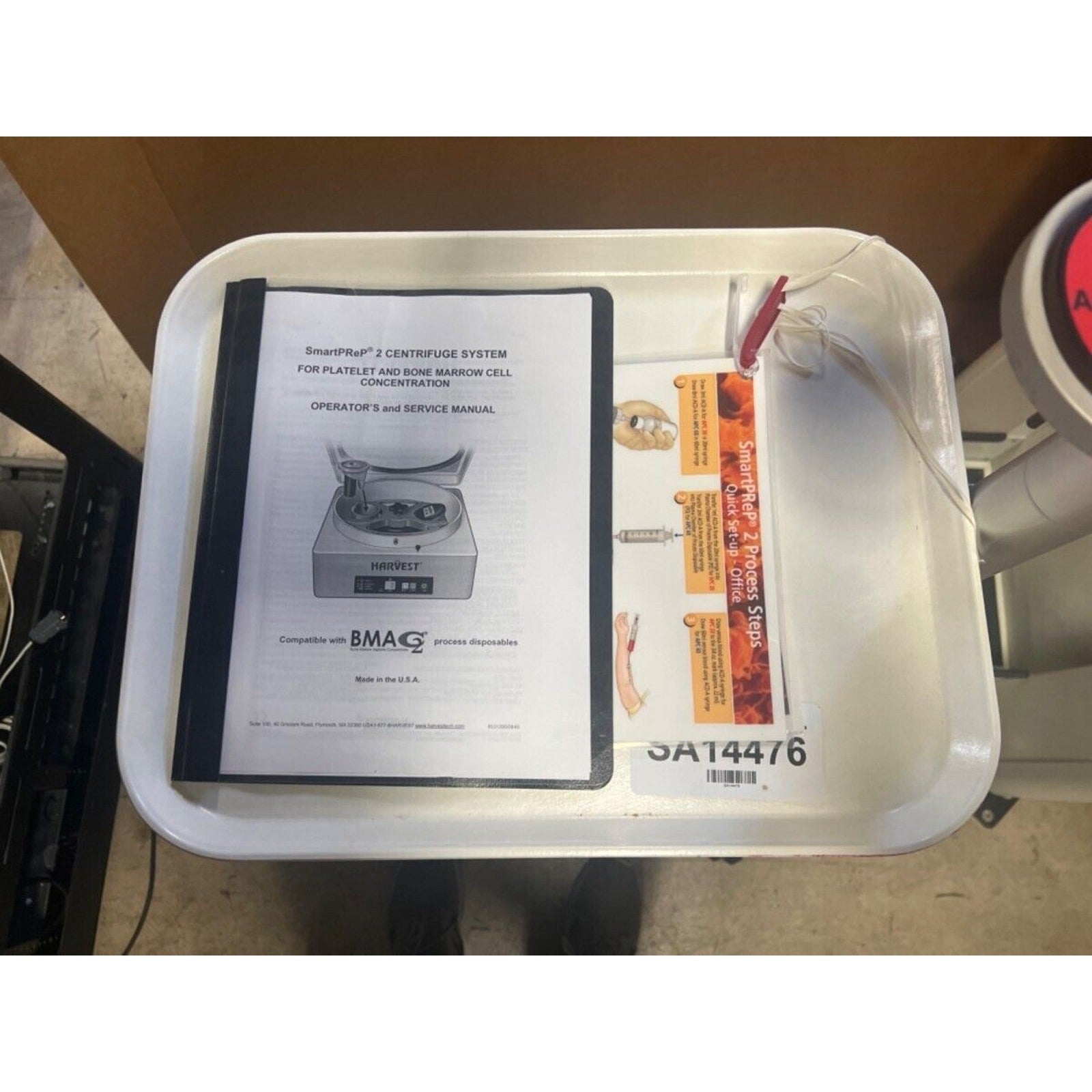 Harvest SmartPrep 2 Centrifuge SMP2 With Stand & Extras