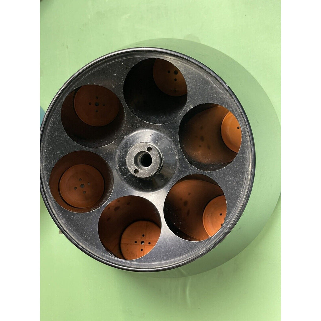 Dupont Sorvall GSA Centrifuge Rotor 121C 13000 RPM W/ Orange Insulation Cups
