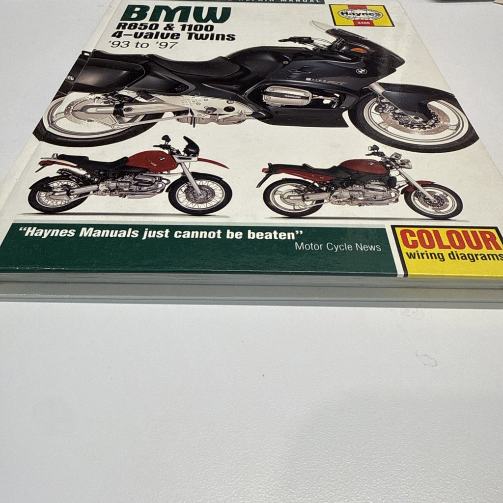 Haynes BMW R850 R1100 4 valve twins service repair manual 93-97