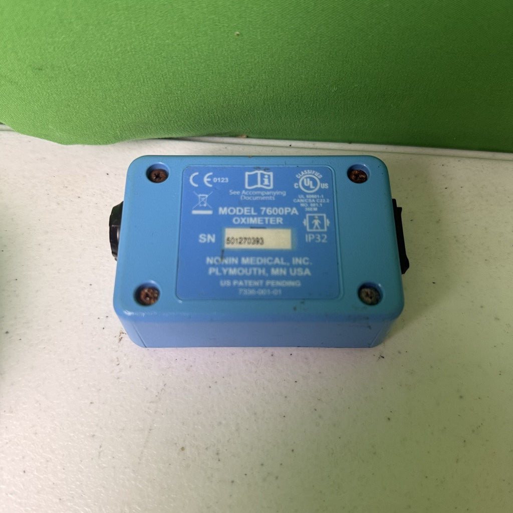 Nonin Medical Equanox Advance Sensor 7600 Oximeter 8004CA 7600PA